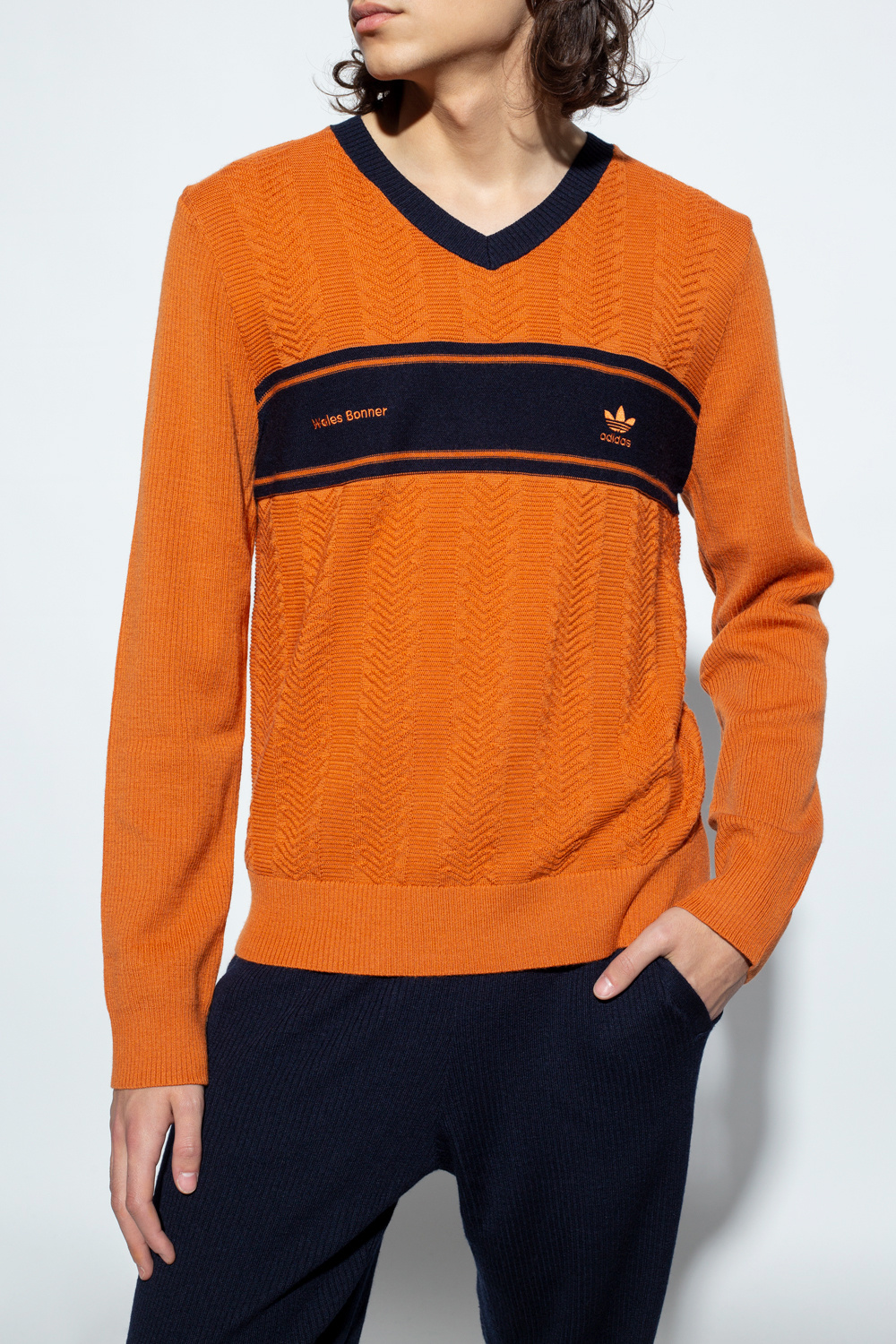 Adidas hotsell orange jumper